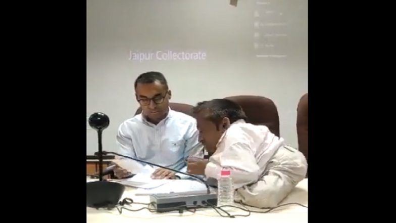 Specially-Abled Person Walks Into Jaipur District Collector Prakash Rajpurohit's Office, See What IAS Officer Did