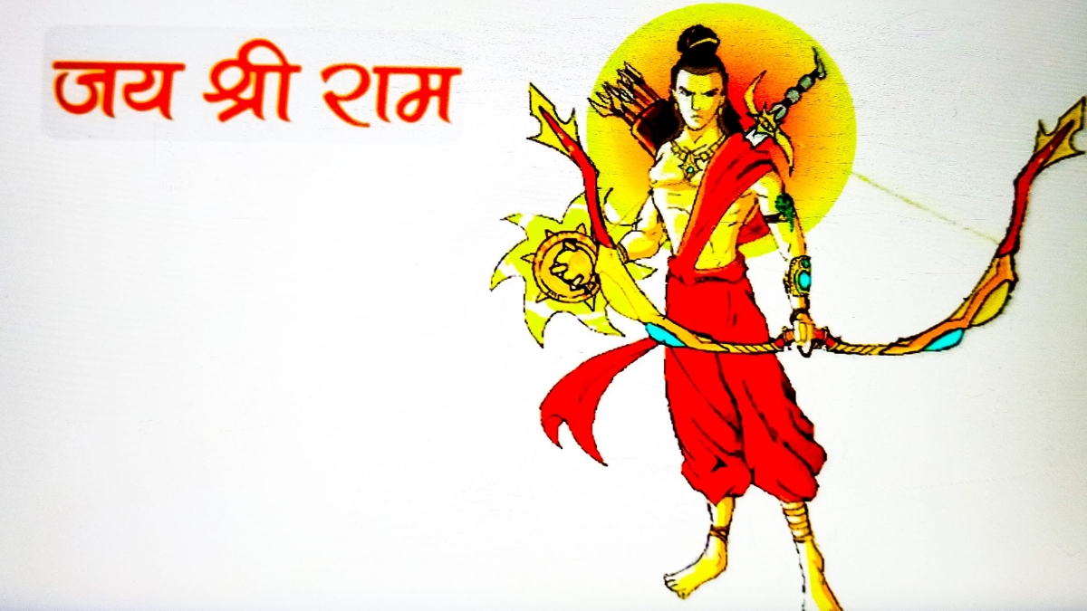 Drawing Lord Rama  Jai shree Ram  Dussehra and Ram navami Special   YouTube