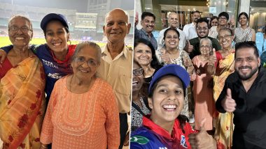 Jemimah Rodrigues’ Grandparents Attend WPL 2023 Match Between Delhi Capitals and UP Warriorz, Indian Cricketer Shares Pictures