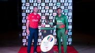 Bangladesh vs England 1st T20I 2023 Live Streaming Online on FanCode: Get Free Live Telecast of BAN vs ENG Cricket Match on Gazi TV With Time in IST