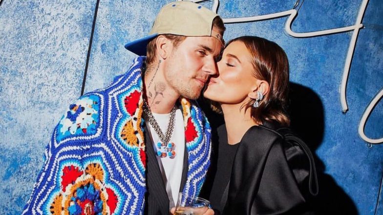 Justin Bieber Gets a Sweet Kiss From His ‘Date’ Hailey Bieber at the Vanity Fair Oscar Party 2023 (View Pic)