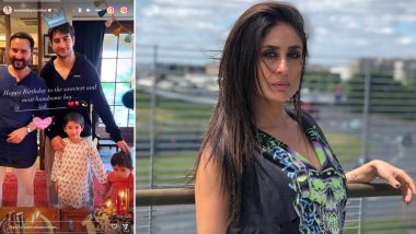 Kareena Kapoor Wishes 'Handsome' Ibrahim Ali Khan on His 22nd Birthday With a Cute Post (View Pic)