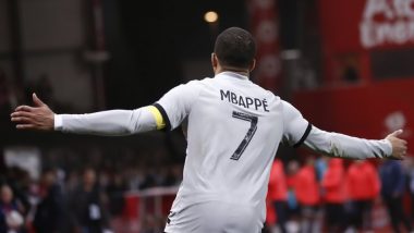 Brest 1-2 PSG. Ligue 1 2022-23: Lionel Messi and Kylian Mbappe Combine For Last Minute Winner to Help PSG Bag Narrow Win (Watch Goal Video Highlights)