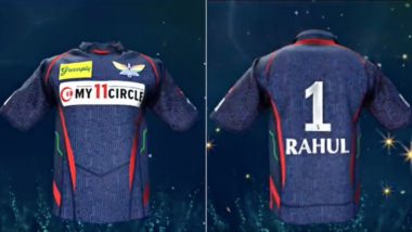 Lucknow Super Giants New Jersey for IPL 2023 Unveiled (See Pics and Video)