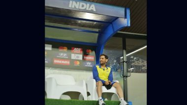 'Main Pal Do Pal Ka Shayar Hoon' Netizens Nostalgic As CSK Share Photo of MS Dhoni in Team India Dugout Ahead of IND vs AUS 3rd ODI in Chennai