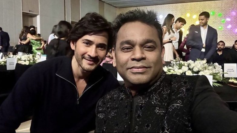 Mahesh Babu and AR Rahman’s Selfie From Sania Mirza’s Farewell Event Is a Treat for All Fans (View Pic)