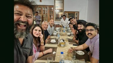 Malaikottai Vaaliban Director Lijo Jose Pellissery’s Selfie With Mohanlal and Team Takes Internet by Storm (View Pic)