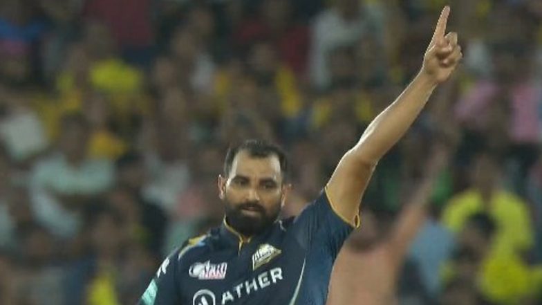 IPL 2023 First Wicket: Mohammed Shami Completes 100 Wickets in IPL, Achieves Feat by Dismissing Devon Conway During GT vs CSK Opening Match