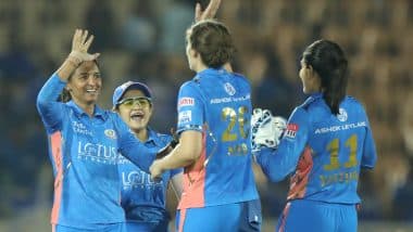 Royal Challengers Bangalore vs Mumbai Indians, WPL 2023 Free Live Streaming Online: Watch TV Telecast of MI-W vs DC-W Women’s Premier League T20 Cricket Match 19 on Sports18 and JioCinema Online