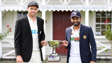 New Zealand vs Sri Lanka 1st Test 2023 Live Streaming Online: Get Free Live Telecast of NZ vs SL Match on TV With Time in IST