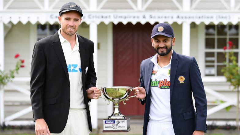 New Zealand vs Sri Lanka 1st Test 2023 Live Streaming Online: Get Free Live Telecast of NZ vs SL Match on TV With Time in IST