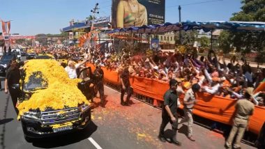 PM Narendra Modi’s Karnataka Visit: Boy Attends Rally Topless After Security Agencies Remove His Black T-Shirt