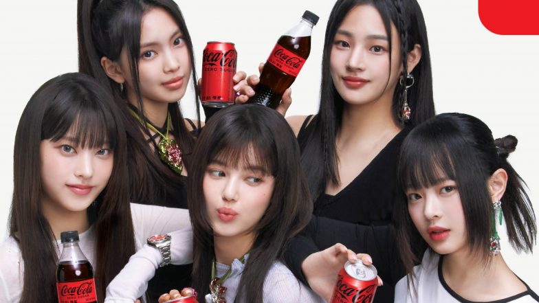 NewJeans Is Global Brand Ambassador for Coca-Cola; Korean Girl Group Poses With Soft Drink Bottles and Cans For Photoshoot!