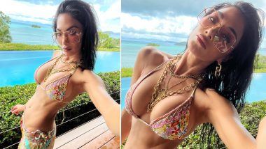 Nicole Scherzinger Stuns in Printed Bikini; Former Pussycat Dolls Singer Flaunts Her Cleavage and Hot Bod in Sexy Pics From Sydney!