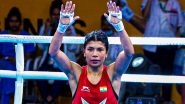 Nikhat Zareen Qualifies for 50kg Quarterfinals at Women's Boxing World Championships With 5&ndash;0 Victory Over Patricia Alvarez