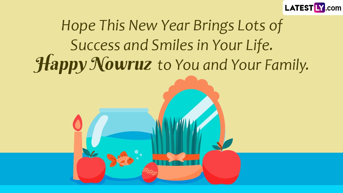 Happy Nowruz 2023 Wishes & GIF Images: WhatsApp Stickers, Quotes, HD ...