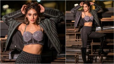 Nusrat Jahan Hot Pics in Studded Black Bralette Are Making Fans Fall in Love With the Bengali Beauty! View Sexy Pics