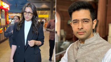 Parineeti Chopra Blushes and Ignores Paps' Query About Her Rumoured Wedding With AAP Leader Raghav Chadha (Watch Video)