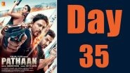 Pathaan Box Office Collection Day 35: Shah Rukh Khan's Film Rs 1.84 Crore Away From Baahubali 2 to Be Highest Hindi Grossing Film in India, Earns Rs 527.35 Crore Total