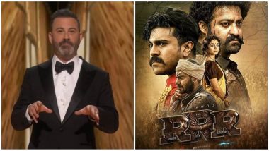 RRR at Oscars 2023: Fans Unhappy After Host Jimmy Kimmel Calls SS Rajamouli's Film a 'Bollywood Movie' at 95th Academy Awards