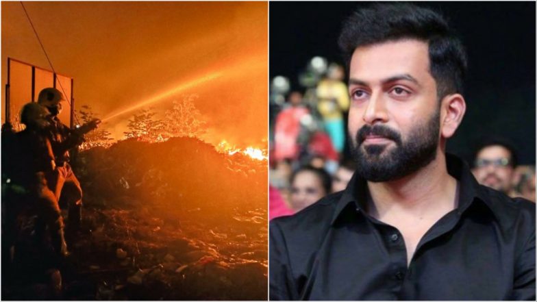 Brahmapuram Waste Plant Fire: Prithviraj Sukumaran Urges Residents of Kochi To Follow ‘All Precautionary Measures’ As Issued by Authorities