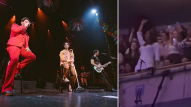 Priyanka Chopra Attends Jonas Brothers’ Concert in New York! Videos of the Actress Cheering Nick, Kevin and Joe During the Event Go Viral