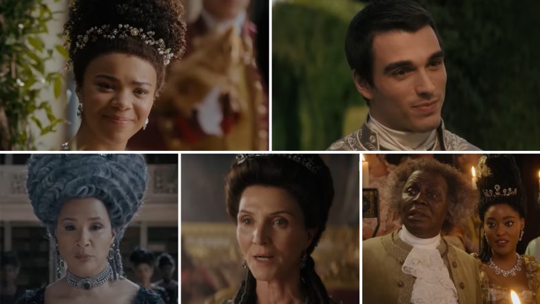 Queen Charlotte-A Bridgerton Story Trailer: India Amarteifio and Corey Mylchreet’s Series to Premiere on Netflix on May 4 (Watch Video)