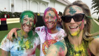 Happy Holi! RCB's Foreign Cricket Stars Have a Blast As They Enjoy Festival of Colours During WPL 2023 (See Pics)