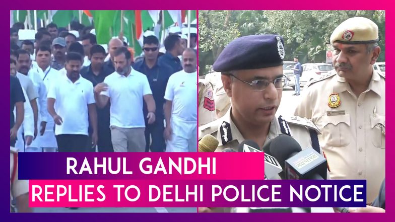 Rahul Gandhi Replies To Delhi Police Notice; Calls It &lsquo;Unprecedented&rsquo;