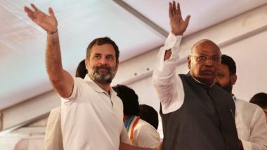 Lok Sabha Elections 2024: Congress President Mallikarjun Kharge, Rahul Gandhi To Attend Opposition Parties Meeting in Patna on June 23