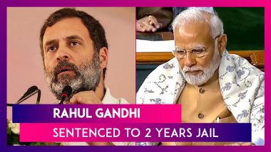 Rahul Gandhi Sentenced To Two Years Jail In ‘Modi Surname’ Defamation Case; Granted Bail Later