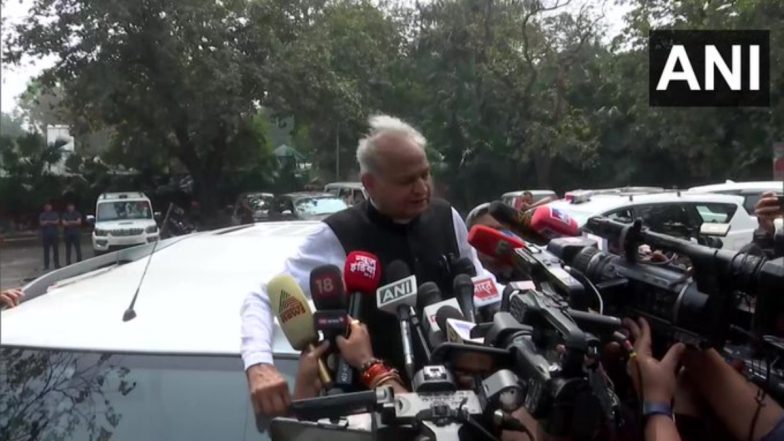 Rajasthan CM Ashok Gehlot Inaugurates Three-Day IT Fest in Jaipur (Watch Video)