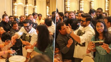 Ram Charan Meets Fans in LA! From Signing Autographs to Clicking Selfies, Check Out RRR Star’s Fun Moments Ahead of Oscars 2023 (View Pics)