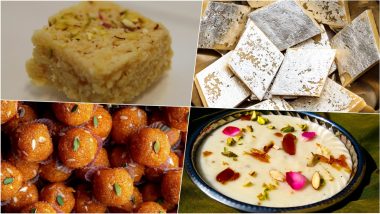 Ram Navami 2023 Special Bhog Recipes: From Kalakand to Kaju Barfi, List of Sweet Dishes That Can Be Offered As Prasad to Lord Rama