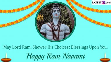 Ram Navami 2023 Images & HD Wallpapers for Free Download Online: Wish Happy Ram Navami With WhatsApp Stickers, Greetings and Messages on the Auspicious Day