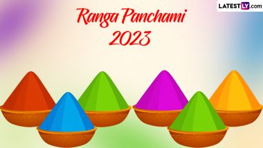 Rang Panchami 2023 Date and Muhurat: Know Phalguna Krishna Paksha Panchami Tithi, History and Significance of the Joyous Festival of Colours