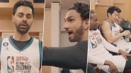Video of Ranveer Singh Rapping in Dressing Room While His NBA All-Star Teammates Simu Liu, Hasan Minhaj Try to Forcefully Laugh Goes Viral &ndash; WATCH