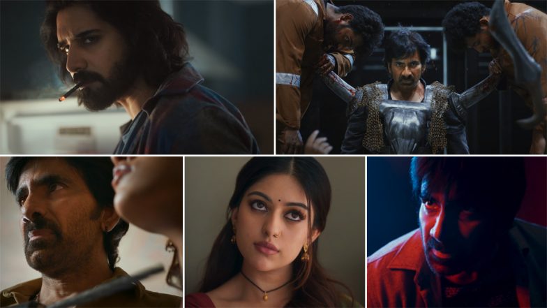 Ravanasura Teaser: Ravi Teja, Jayaram-Starrer Offer Oodles of Action Drama; Sudheer Varma Directorial To Release in Theatres on April 7 (Watch Video)