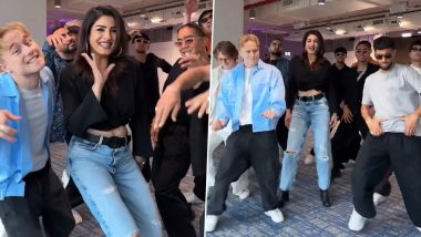 Raveena Tandon x The Quick Style! Bollywood Actress Grooves With Norwegian Dance Group On Her Iconic Song 'Tip Tip Barsa Paani' (Watch Video)