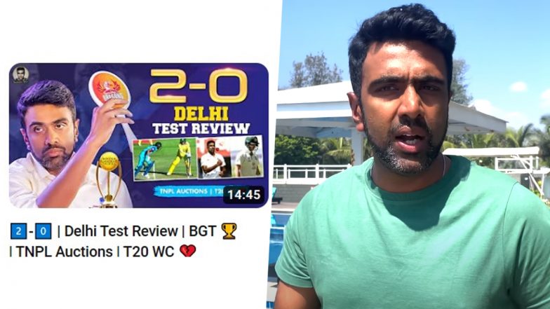 Ravi Ashwin Changes Title of His YouTube Video 'How to Bat Against Spin in India' After India's Defeat Against Australia in 3rd Test at Indore