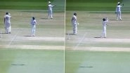 Camera Catches Ravindra Jadeja &lsquo;Portraying Role of Umpire&rsquo; During IND vs AUS 4th Test 2023 Day 2 (Watch Video)
