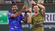 Rohan Bopanna, 43, Becomes Oldest Indian Wells Champion With Men's Doubles Title Victory Alongside Matthew Ebden