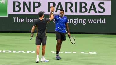 Rohan Bopanna Becomes Oldest Player to Win ATP Masters 1000 at Age 43, Achieves Feat With Men's Doubles Title at Indian Wells Masters 2023
