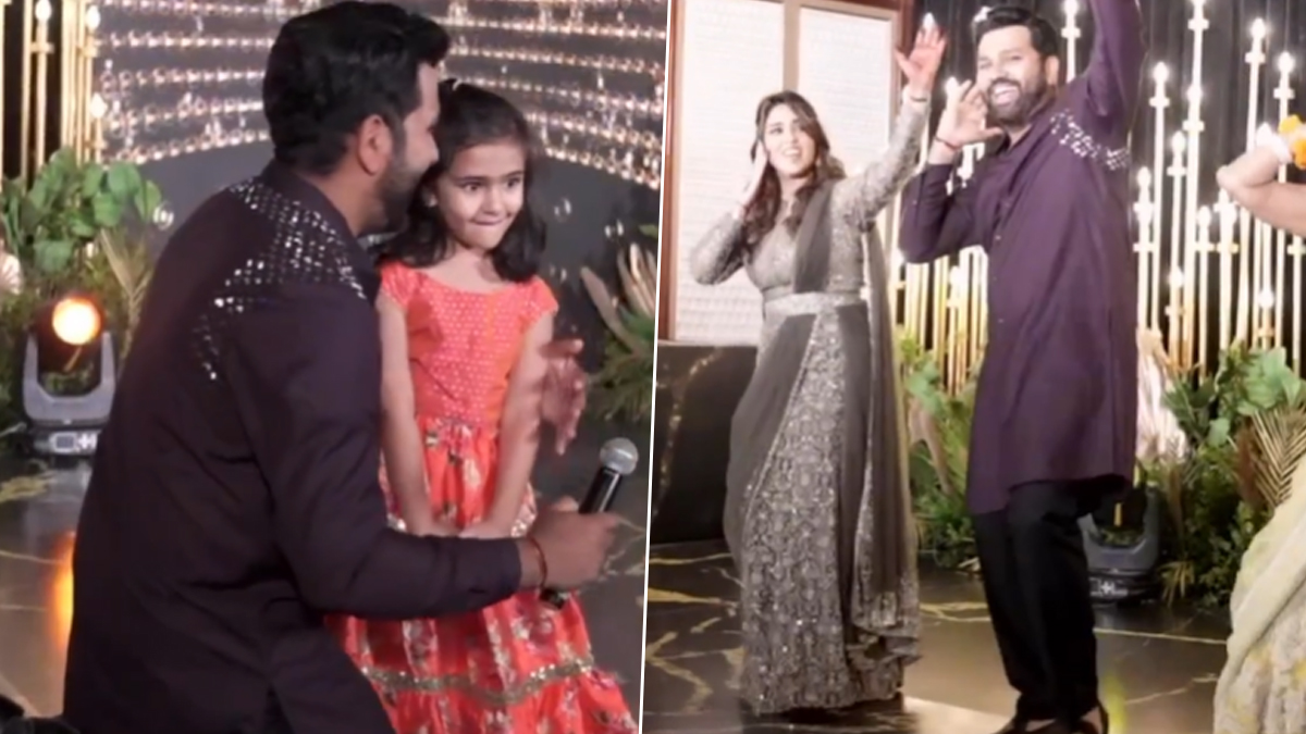 Rohit Sharma Vibes With Wife Ritika Sajdeh, Daughter Samaira and Other Family Members at Brother-in-Laws Wedding, Shares Video on Instagram! 🏏 LatestLY