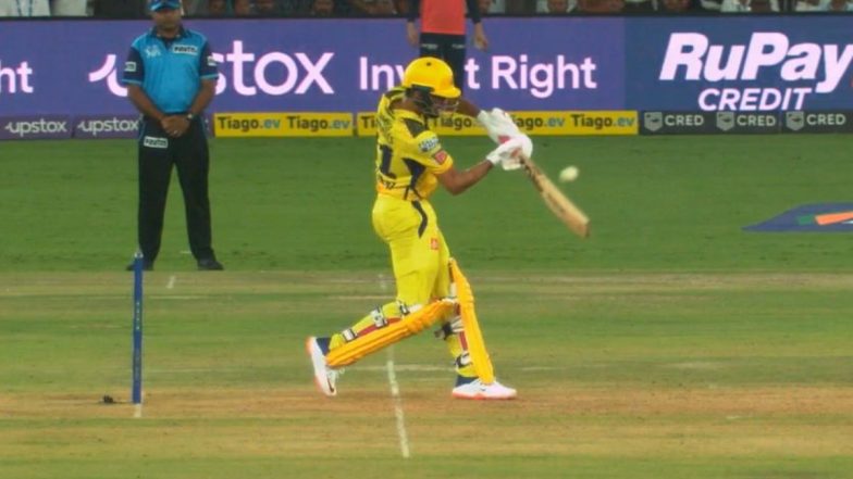 Ruturaj Gaikwad Out or Not Out? Fans Feel It Was a No Ball As Chennai Super Kings Opener Falls to a Full-Toss During GT vs CSK IPL 2023 Match