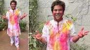 Sachin Tendulkar Enjoys Holi 2023! Master Blaster Shares Picture After Celebrating the Festival of Colours With Interesting Question for Fans! (Check Post)