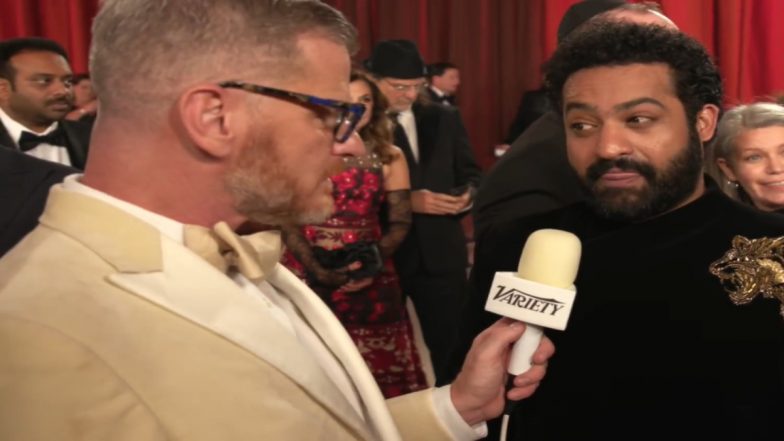 Oscars 2023: Jr NTR Is Excited for RRR Sequel to Start Production, Actor Dishes Out Details on Red Carpet (Watch Video)