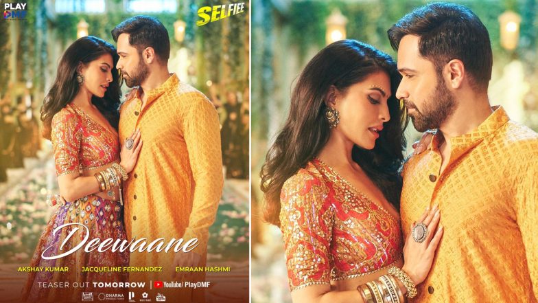 Selfiee: Akshay Kumar, Emraan Hashmi and Jacqueline Fernandez's Unreleased 'Deewaane' Track's Teaser to Be Out on March 2 (View Poster)