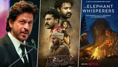 Shah Rukh Khan Congratulates Team RRR and The Elephant Whisperers for Winning Big at the 95th Academy Awards, Says ‘Both Oscars Truly Inspirational’