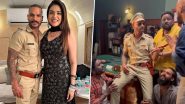 Kundali Bhagya: Shikhar Dhawan To Appear As Policeman on Zee TV’s Show; Indian Cricketer’s Pics With Anjum Fakih and Others Go Viral